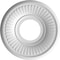 Ekena Millwork Berkshire Thermoformed PVC Ceiling Medallion Fits Canopies up to 4 1/2-in., Aged Dark Steel CMP10BECST - alternate 2